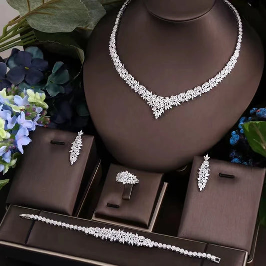 Wedding Necklace Set - Sarona Fashion